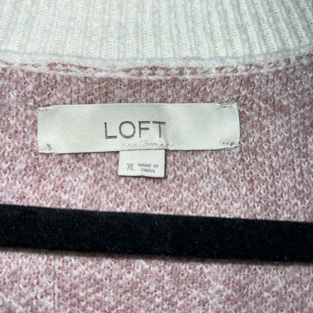 Ann Taylor Loft V-neck Sweater Xlarge - Picture 3 of 7